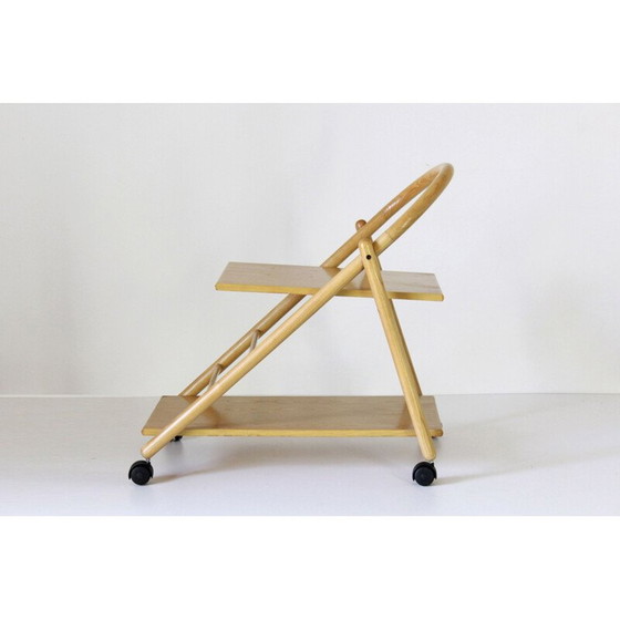 Image 1 of Chariot de bar en bois vintage 1960