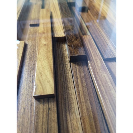 Image 1 of Table basse vintage en jacaranda et teck par Percival Lafer, Brésil 1960