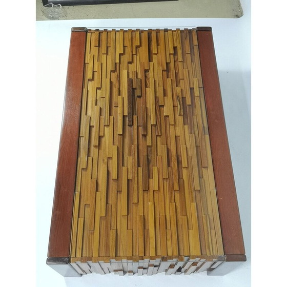 Image 1 of Table basse vintage en jacaranda et teck par Percival Lafer, Brésil 1960