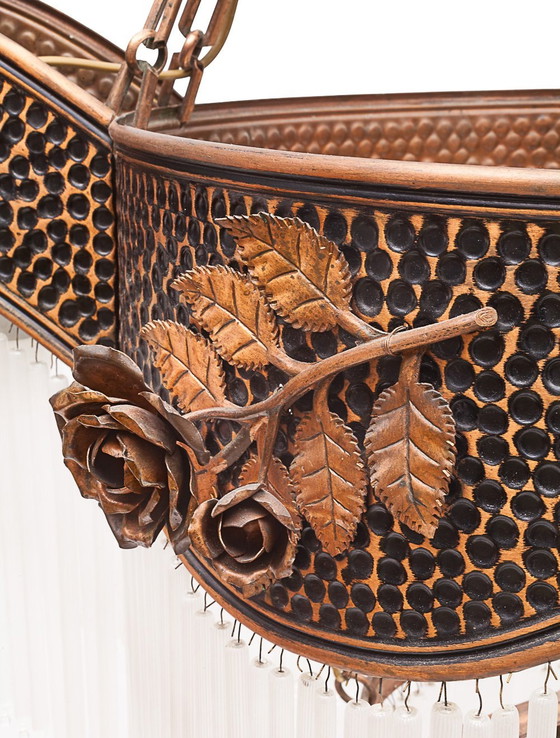 Image 1 of Grand Lustre Art Déco