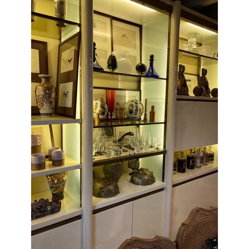 Etagère vintage par Jean Claude Mahey pour Roche Bobois, 1980