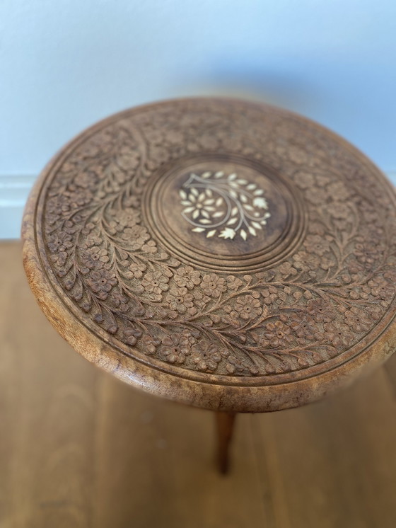 Image 1 of Plante indienne/table d'appoint