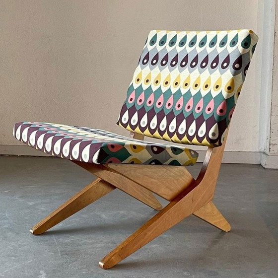 Image 1 of Modèle Fb18 Scissor Lounge Chair By Jan Van Grunsven For Pastoe