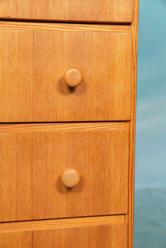 Image 1 of Commode vintage Suède 1960s, tallboy chest