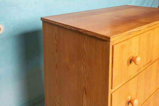 Image 1 of Commode vintage Suède 1960s, tallboy chest