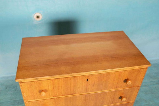 Image 1 of Commode vintage Suède 1960s, tallboy chest