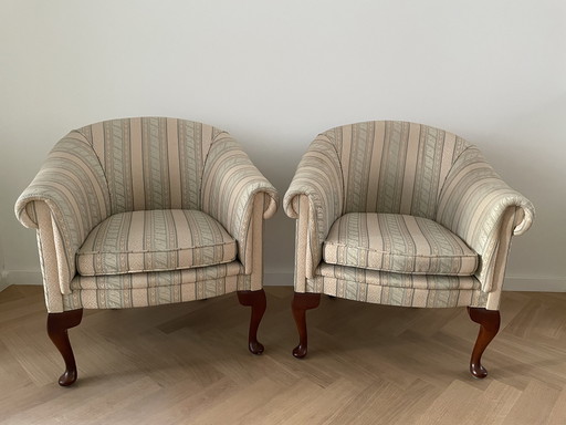 2x Chesterfield Byron Tub Chairs