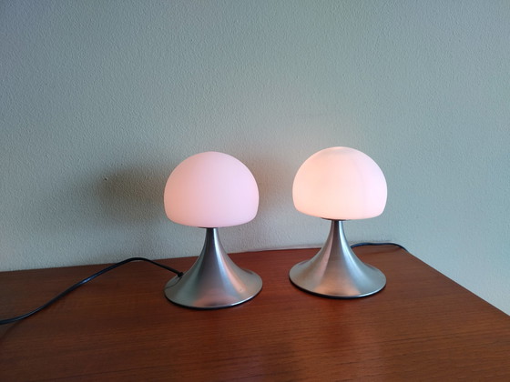 Image 1 of Set de lampes tactiles rétro en forme de champignon