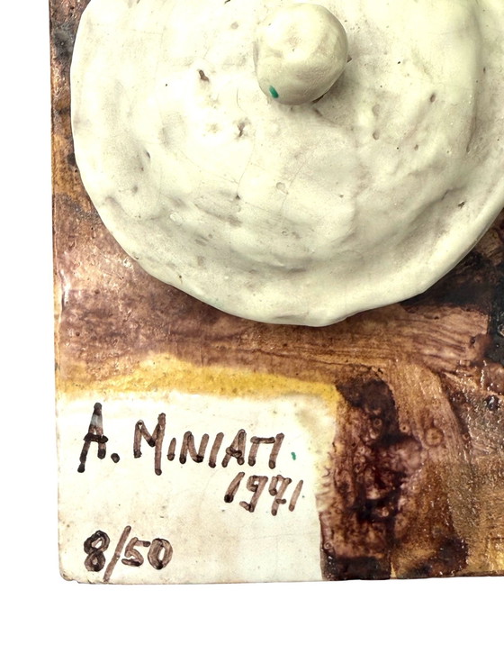 Image 1 of Arnaldo Miniati, Morandi Allegory Sculpture, Ed. 8/50, Italie 1971