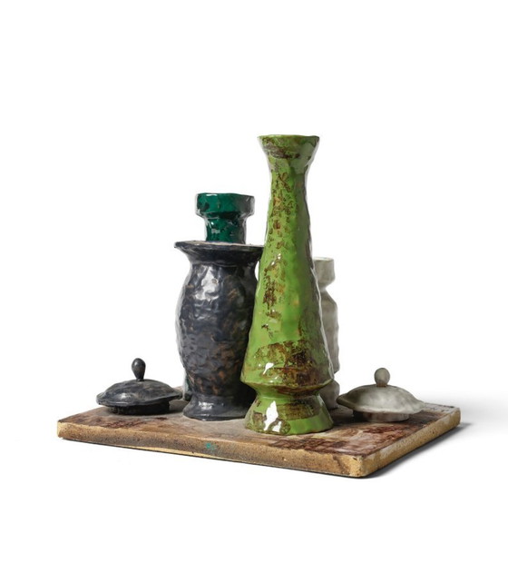 Image 1 of Arnaldo Miniati, Morandi Allegory Sculpture, Ed. 8/50, Italie 1971