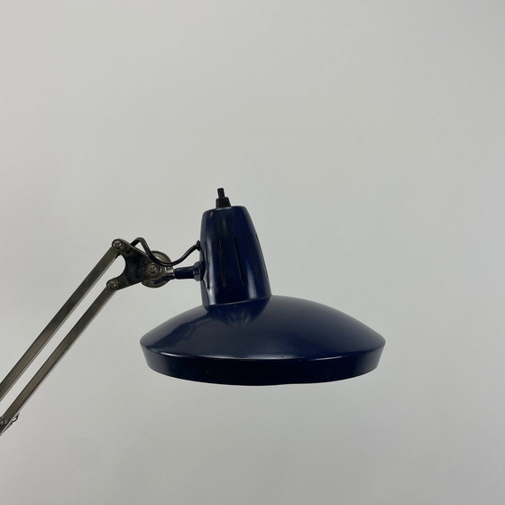Image 1 of Lampe de bureau bleue '67 G De Luxe' par Fase Madrid, Espagne 1970