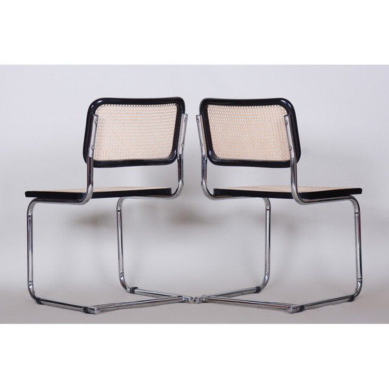 Image 1 of Paire de chaises Bauhaus vintage, Italie années 1960