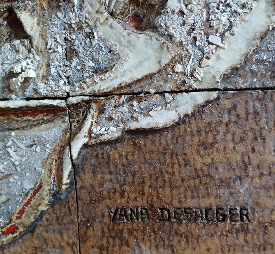 Image 1 of Panneau En Céramique De Yana Desaeger (1924-2004)