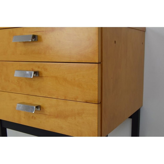 Image 1 of Paire de tables de nuit minimalistes du Mid Century par Up Zavody Bucovice, Tchécoslovaquie 1970