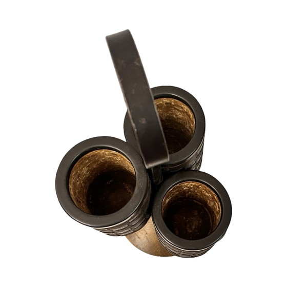 Image 1 of Porte-bouteilles, porte-fleurs, porte-bouteilles moderniste, Danemark 1970S.