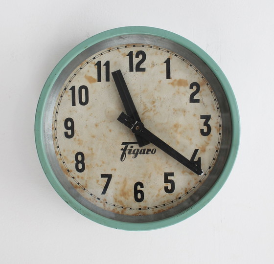 Image 1 of Horloge industrielle des années 1950 de l'usine Zbrojovka à Brno