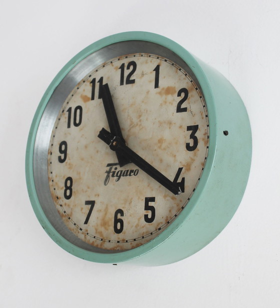 Image 1 of Horloge industrielle des années 1950 de l'usine Zbrojovka à Brno