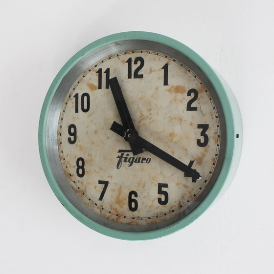 Image 1 of Horloge industrielle des années 1950 de l'usine Zbrojovka à Brno