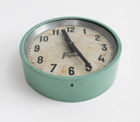 Image 1 of Horloge industrielle des années 1950 de l'usine Zbrojovka à Brno