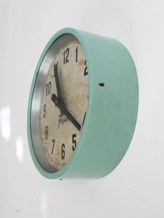 Image 1 of Horloge industrielle des années 1950 de l'usine Zbrojovka à Brno