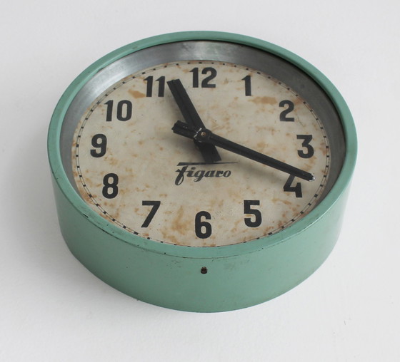 Image 1 of Horloge industrielle des années 1950 de l'usine Zbrojovka à Brno