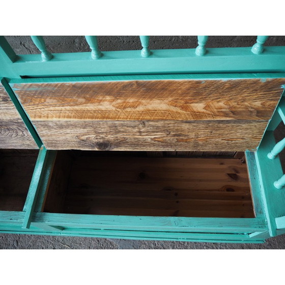 Image 1 of Banc vintage en bois, années 1920