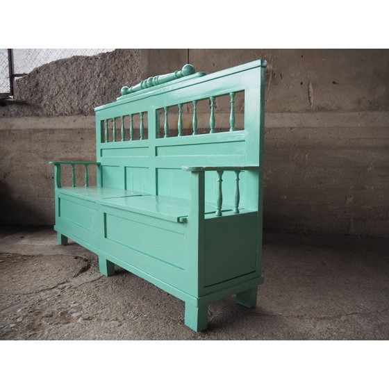 Image 1 of Banc vintage en bois, années 1920