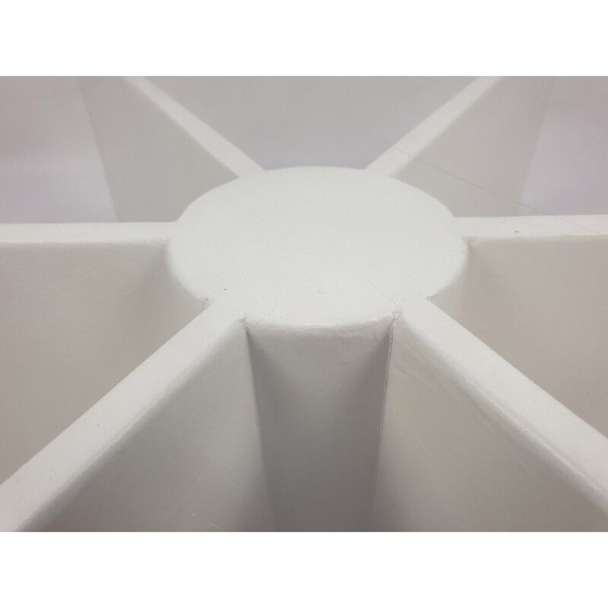 Image 1 of Table basse vintage T878 en contreplaqué et verre par Pierre Paulin pour Artifort, 1960