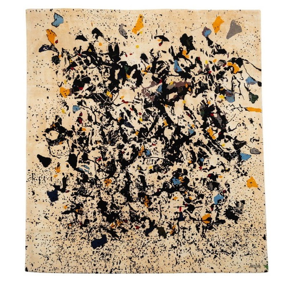 Image 1 of Tapis vintage en acrylique et laine