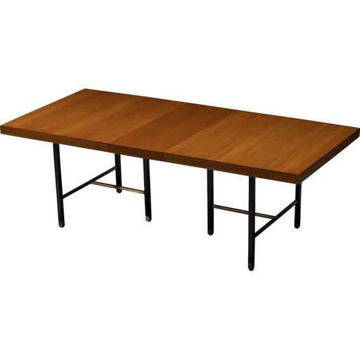 Table de salle à manger extensible vintage par Harvey Probber, années 1950