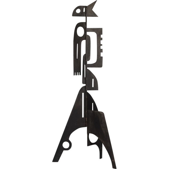 Image 1 of Sculpture métallique vintage de Léo Pacha