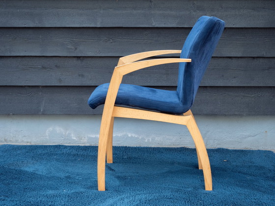 Image 1 of 3x Leolux Camarilla Chair Blue