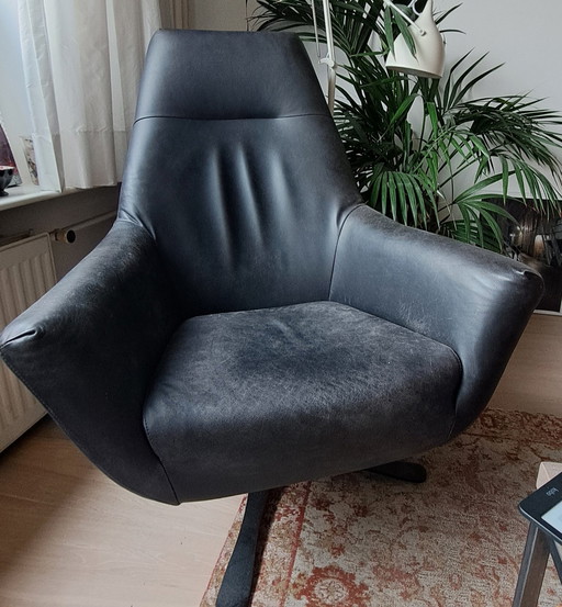 Fauteuil Dyyk en cuir