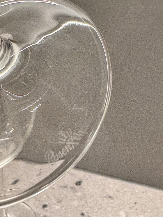 Image 1 of 2 verres à eau Rosenthal X Mario Bellini - Design de la coupole en cristal