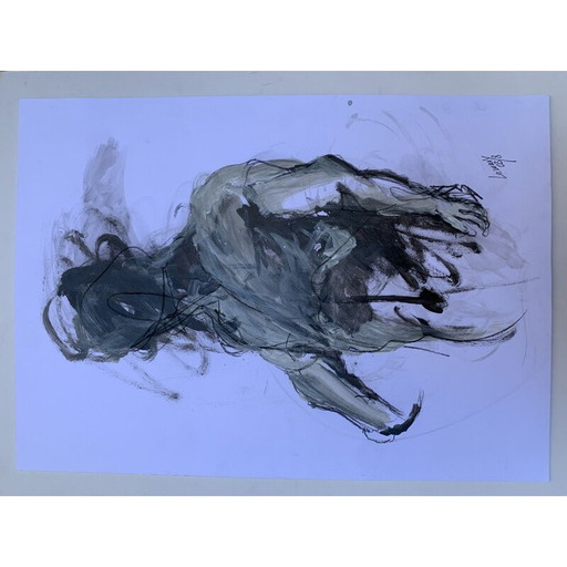 Peinture vintage Corps 6 par Lemmy Gonthier, 2014