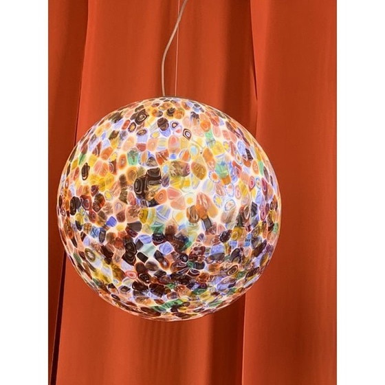 Sphère contemporaine en verre de Murano avec murrine multicolore – Simo Eng, Lustres, Murano Glass (photo 4 of 5)