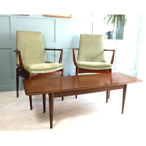 Image 1 of Table basse en bois de rose du milieu du siècle par Robert Heritage pour Archie Shine