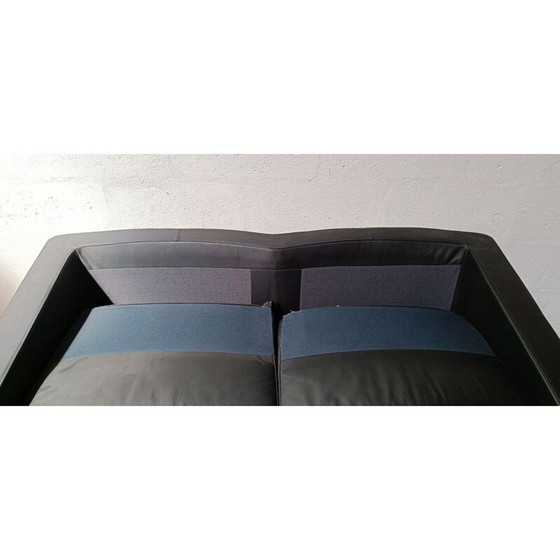 Image 1 of Canapé en cuir vintage 2 places