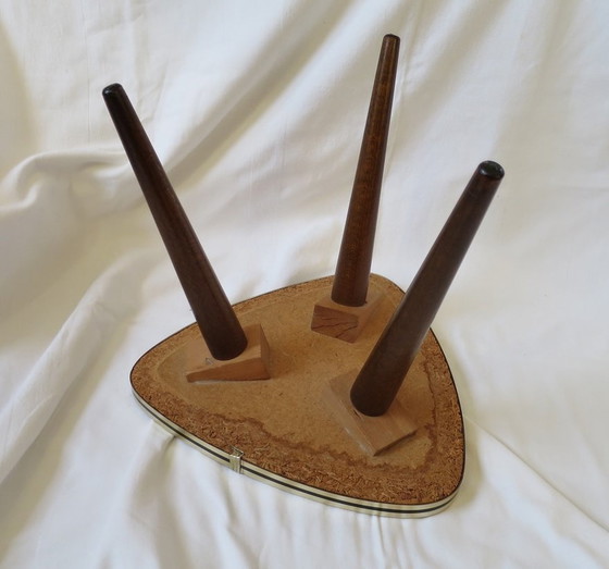 Image 1 of Table haricot Table d'appoint Table fleurie Tripode 3 pieds