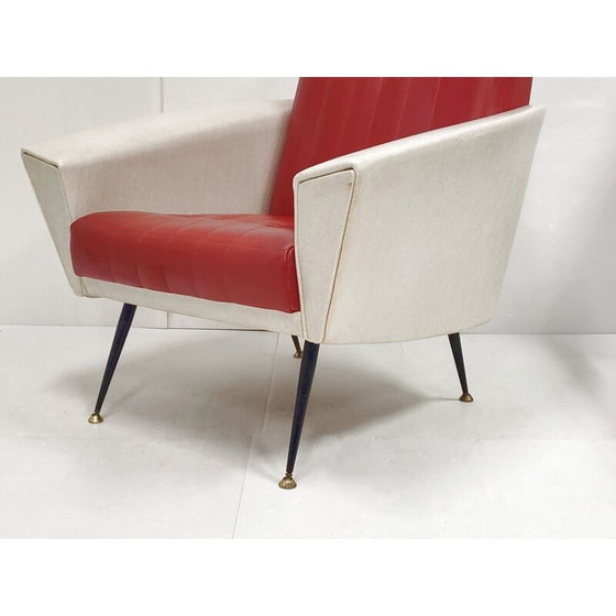 Image 1 of Fauteuil rockabilly vintage, 1950