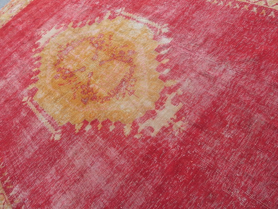 Image 1 of Ancien tapis Oushak surdimensionné de 424 cm x 311 cm, 1890-1910