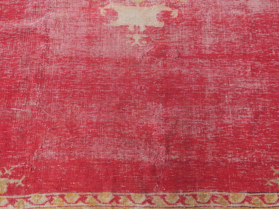 Image 1 of Ancien tapis Oushak surdimensionné de 424 cm x 311 cm, 1890-1910