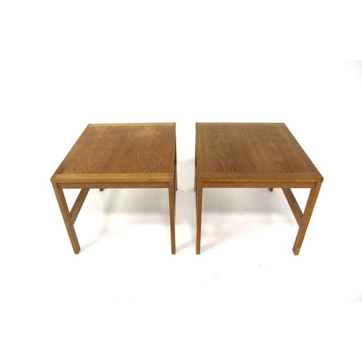 Paire de tables de nuit vintage par Ole Gerlev Knudsen et Torben Lind pour France et Søn, Danemark 1960