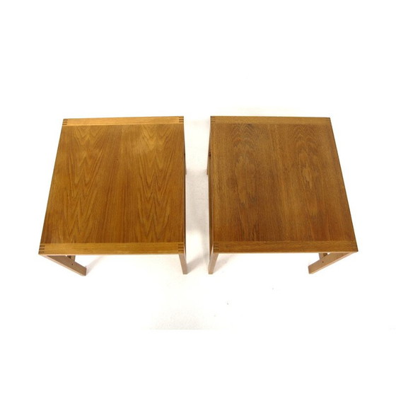 Image 1 of Paire de tables de nuit vintage par Ole Gerlev Knudsen et Torben Lind pour France et Søn, Danemark 1960