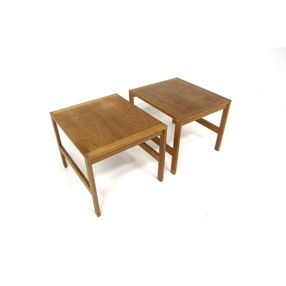 Image 1 of Paire de tables de nuit vintage par Ole Gerlev Knudsen et Torben Lind pour France et Søn, Danemark 1960