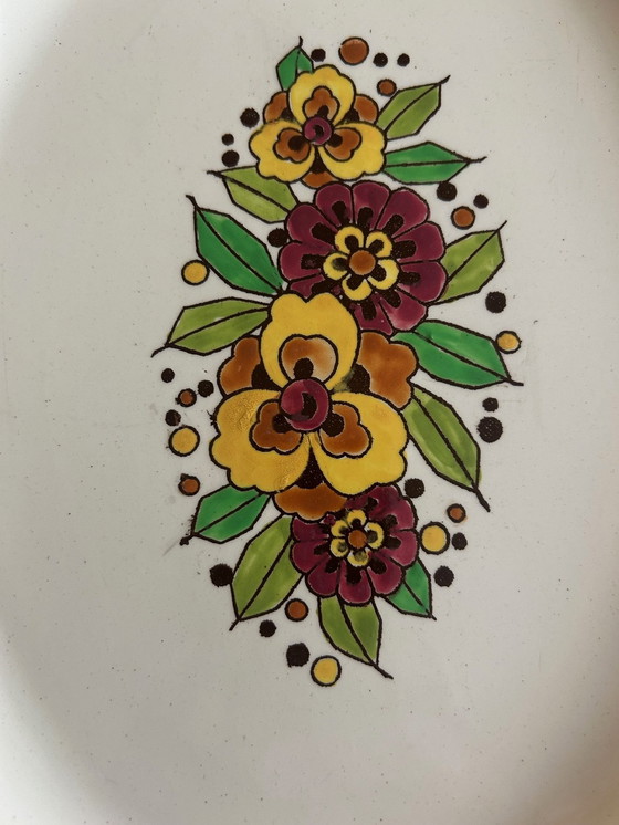 Image 1 of Ensemble De Plats Art Déco Boch Fréres La Louviére 