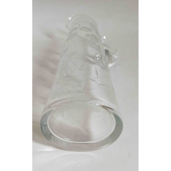 Image 1 of Pichet vintage en cristal ciselé, 1950