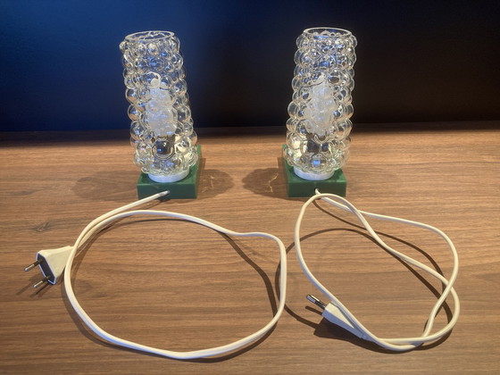 Image 1 of 2X lampes vintage massives (1970)