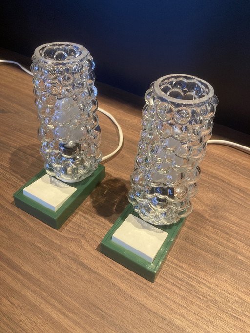 2X lampes vintage massives (1970)