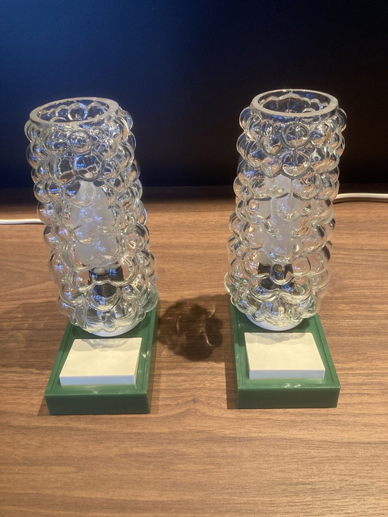 Image 1 of 2X lampes vintage massives (1970)